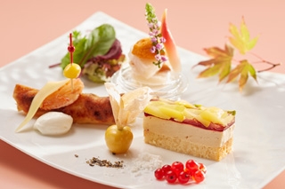 秋に美味しい食材を使用したフレンチジャポネをお愉しみください。