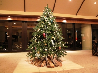 ラウンジのクリスマスツリー（イメージ）