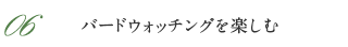 06 バードウォッチングを楽しむ